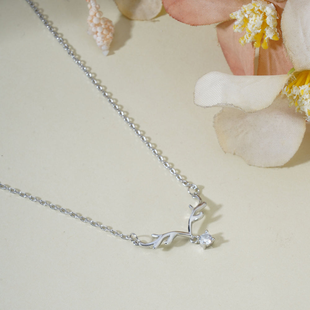 Deer Antler Shaped Pendant|Birthday Gift|Anniversary Gift|Valentine's day Gift