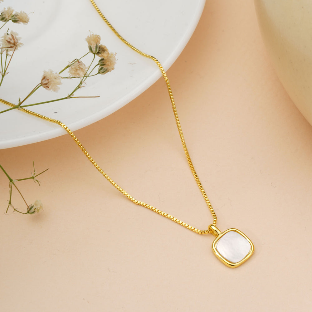 Gold Opal Pendant Chain for Girls Women|Stylish Chain for Every Occasion