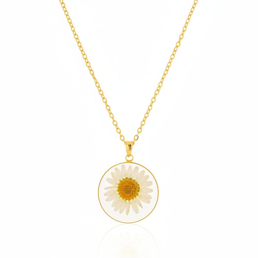 Dried Resin Real Flower Pendant chain for girls | Anniversary Gift | Birthday Gift