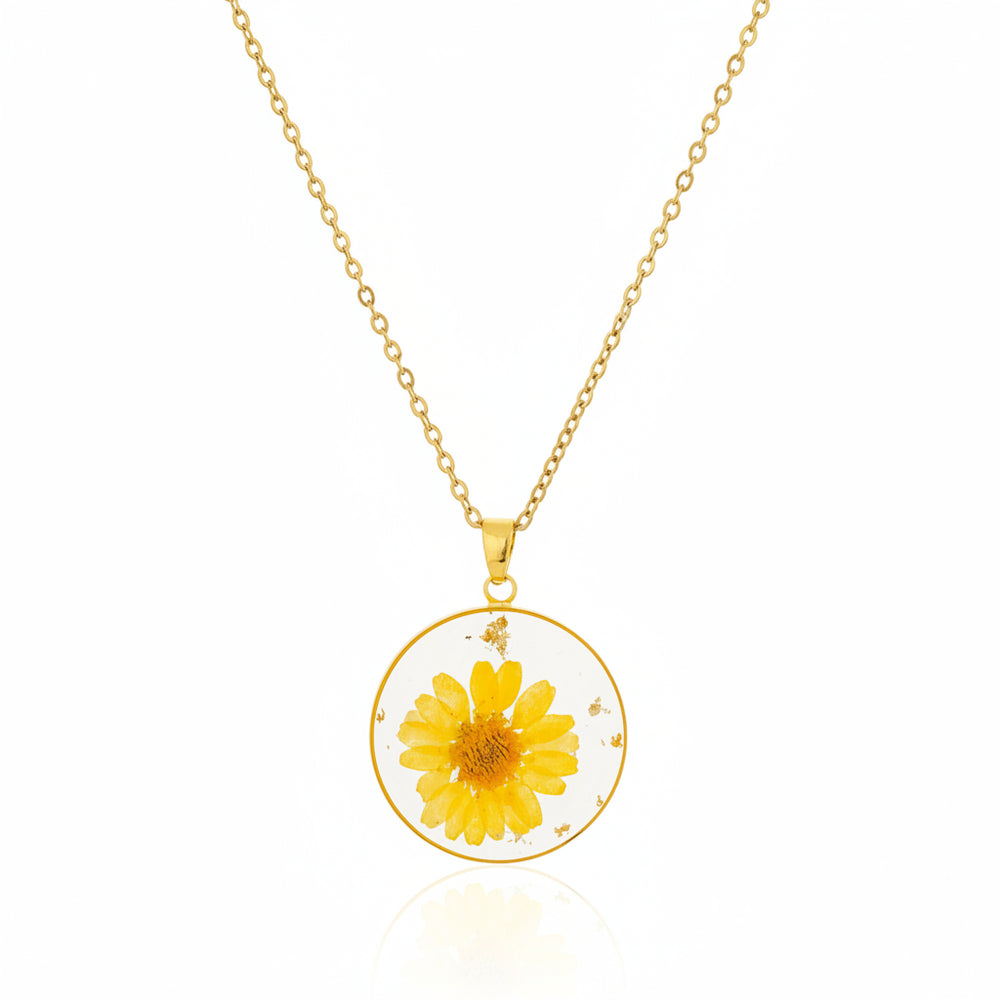Dried Resin Real Flower Pendant chain for girls | Anniversary Gift | Birthday Gift