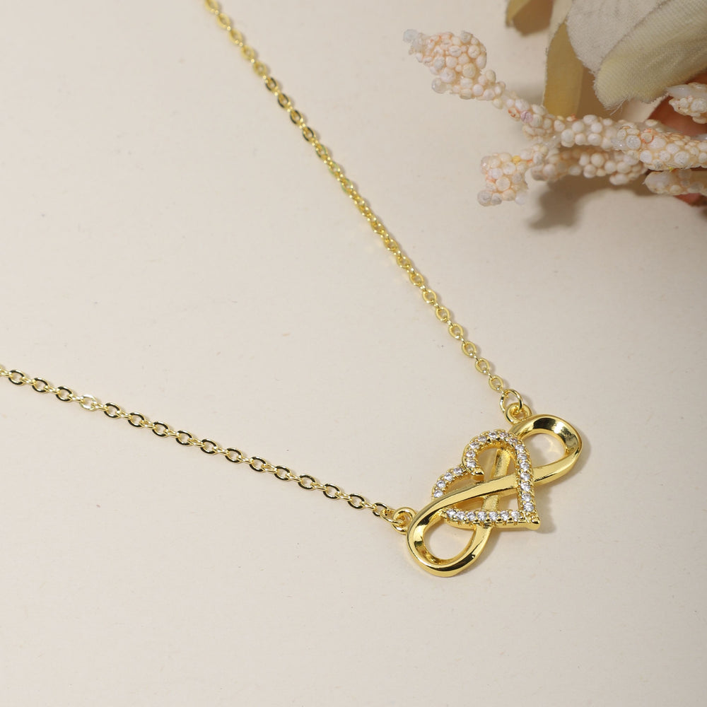 Heart pendant chain for girls women