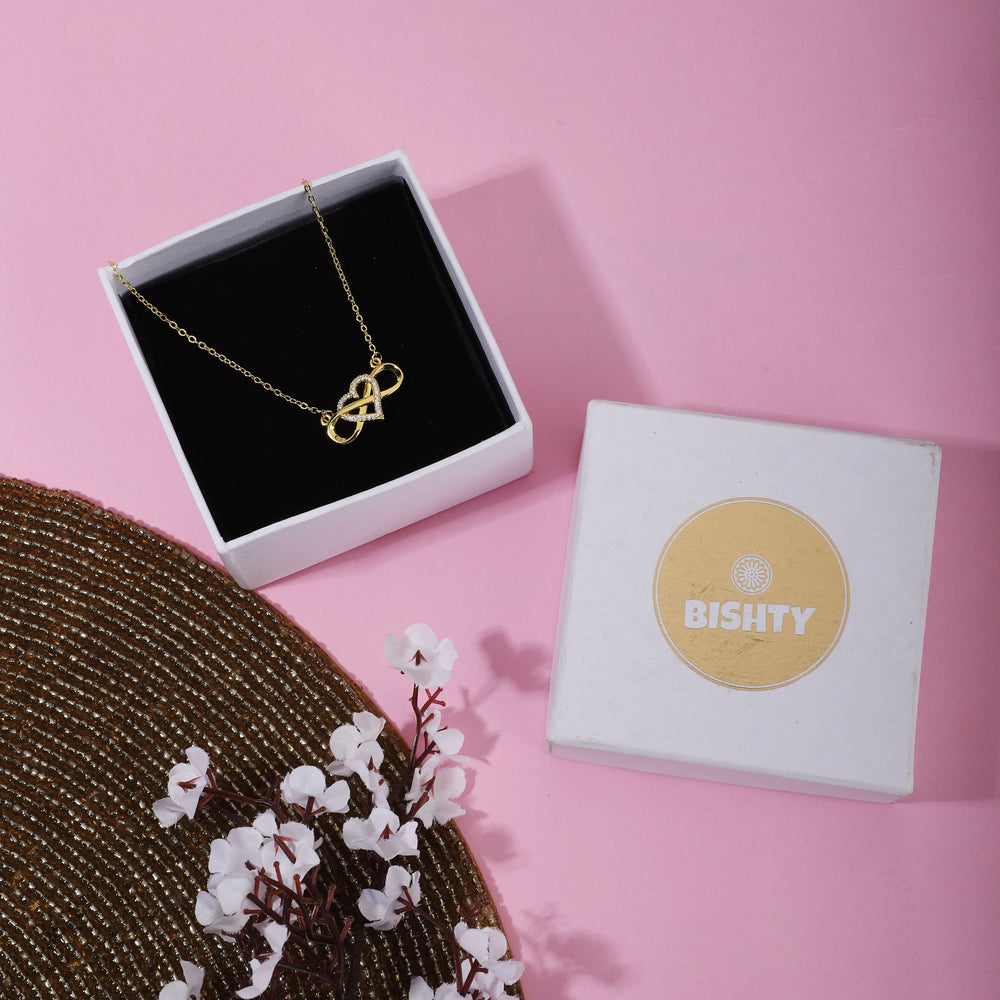 Heart pendant chain for girls women