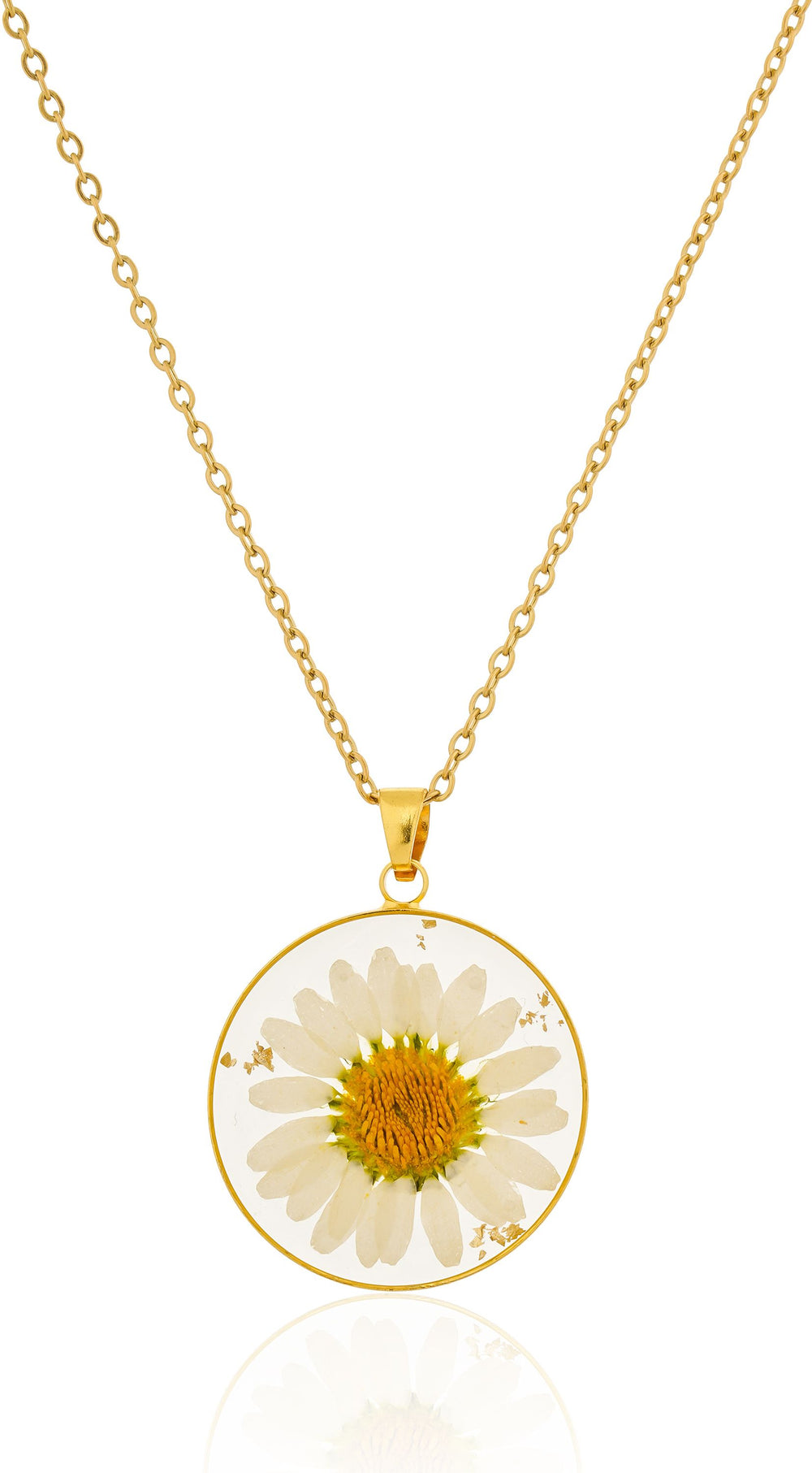 Dried Resin Real Flower Pendant chain for girls | Anniversary Gift | Birthday Gift
