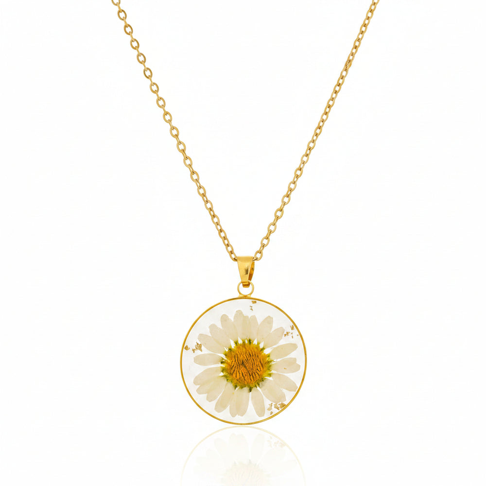 Dried Resin Real Flower Pendant chain for girls | Anniversary Gift | Birthday Gift