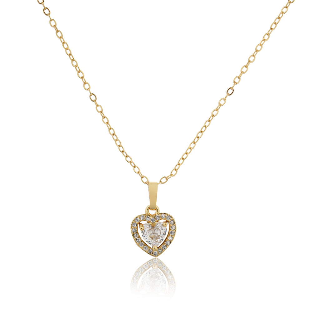 Sparkling Silver Heart Pendant Chain for Girls Women|Birthday Anniversary Gift