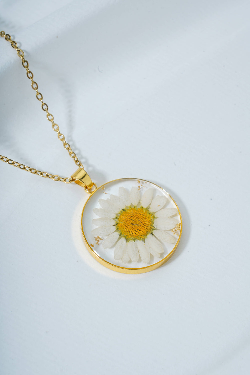 Dried Resin Real Flower Pendant chain for girls | Anniversary Gift | Birthday Gift