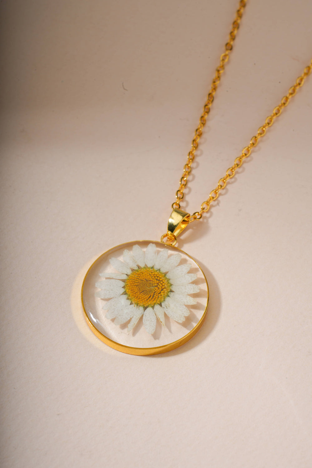 Dried Resin Real Flower Pendant chain for girls | Anniversary Gift | Birthday Gift