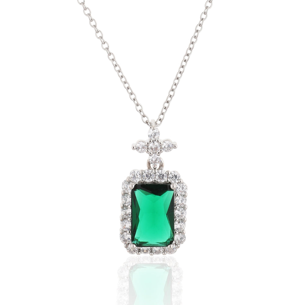 Elegant Red Stone Anti Tarnish Anti Allergic Skin Safe chain girls women