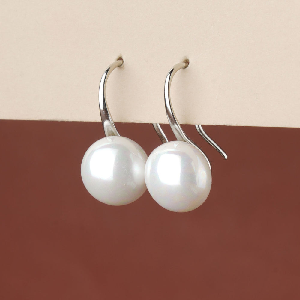 Water Pearl Drop Dangle Stud Earrings|Gift for Girlfriend|Gift for Women Girls|