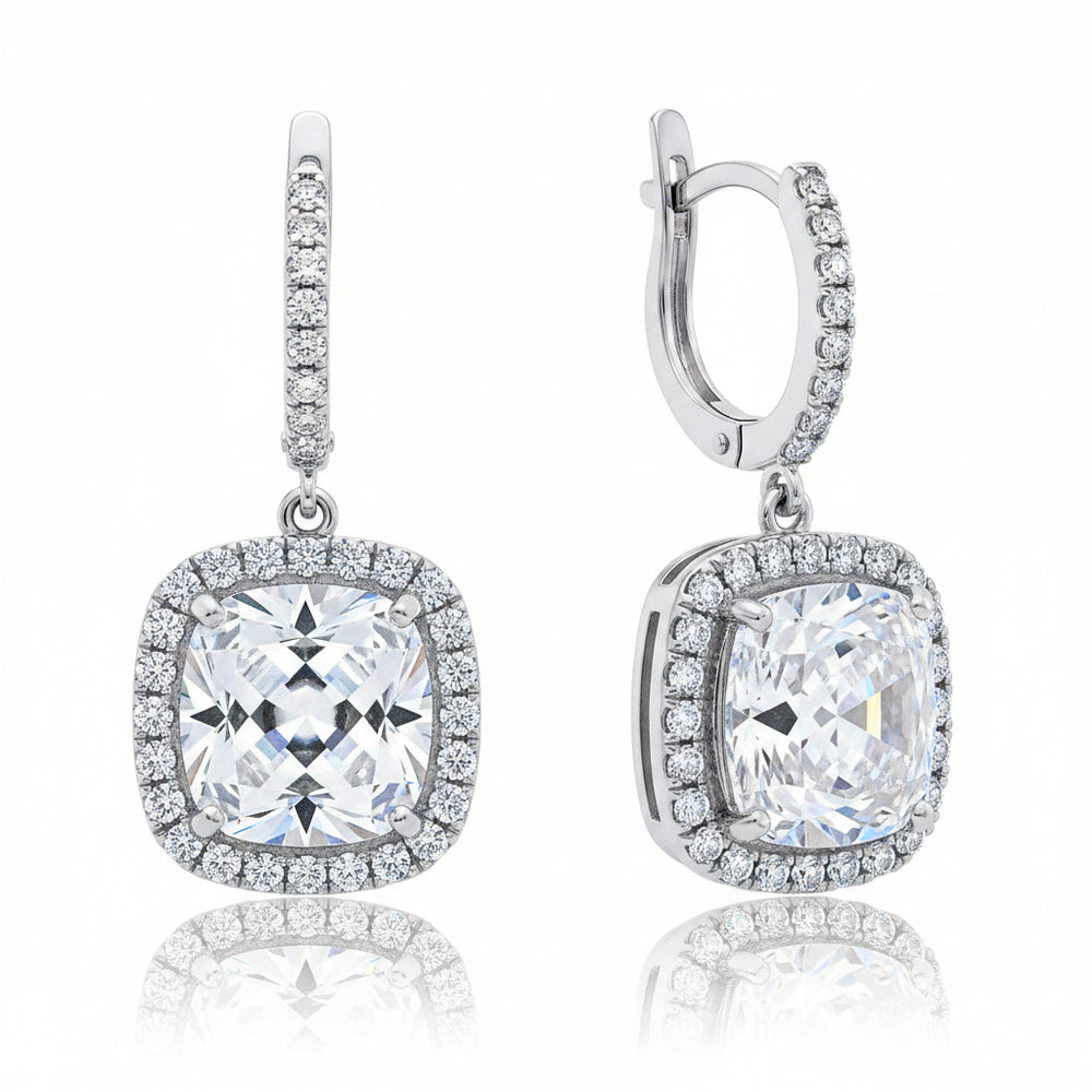 Square cut Drop Earrings|Gifts for Girlfriend|Gift for Women & Girls|