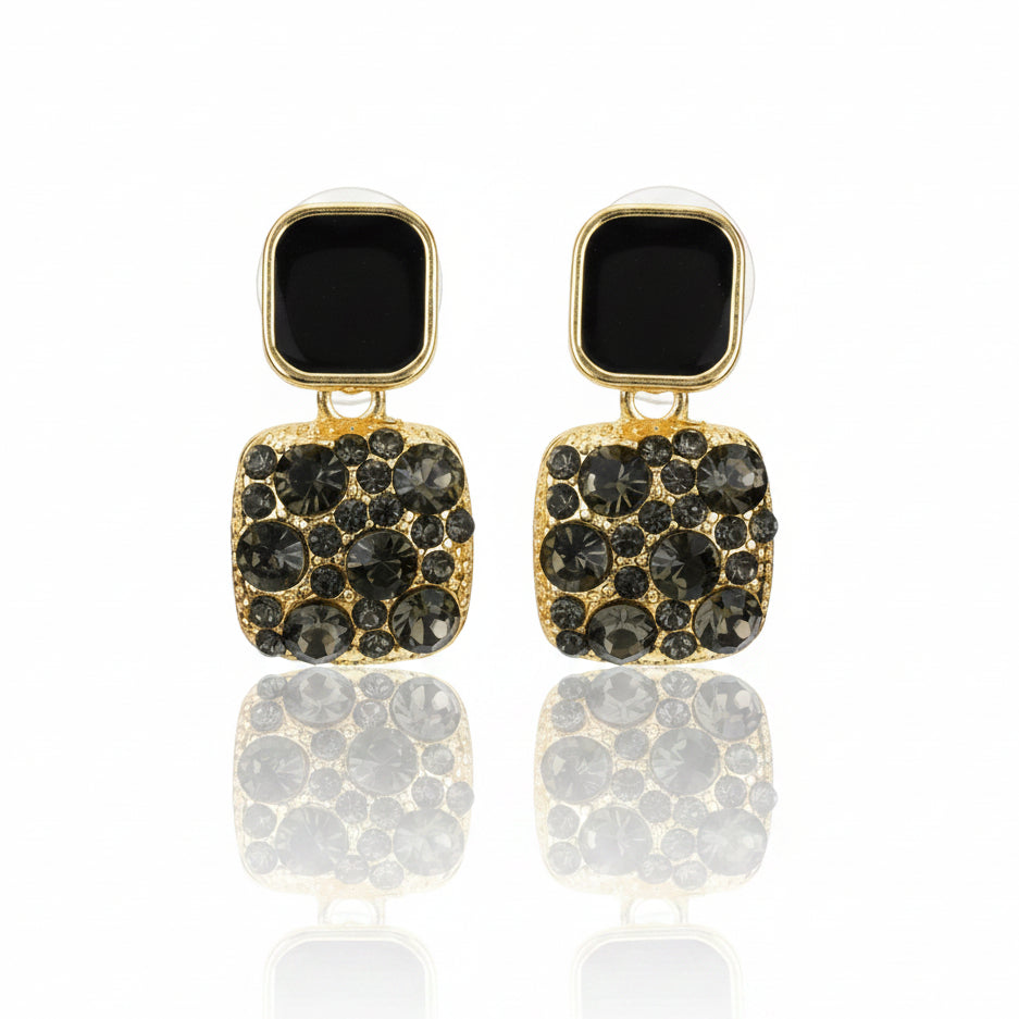 Square Cut Stud Earrings|Gifts for Girlfriend|Gift for Women & Girls|