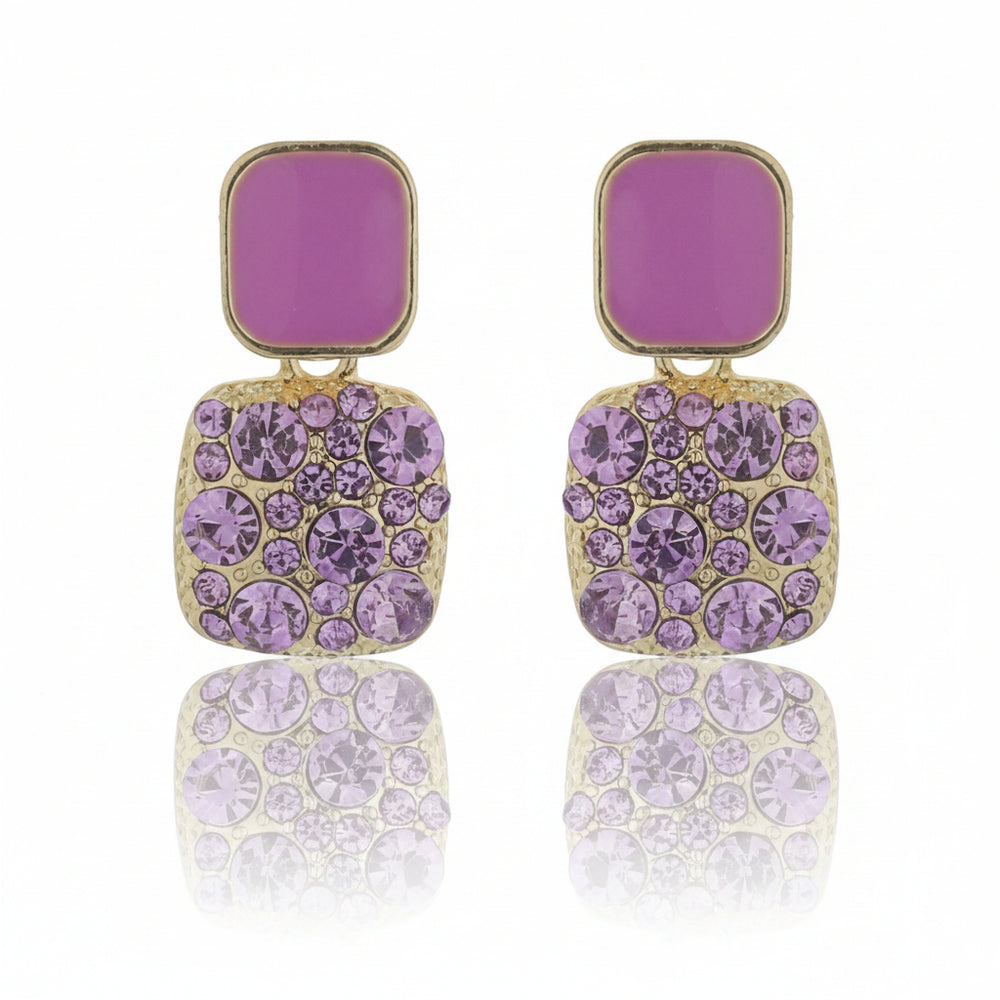 Square Cut Stud Earrings|Gifts for Girlfriend|Gift for Women & Girls|