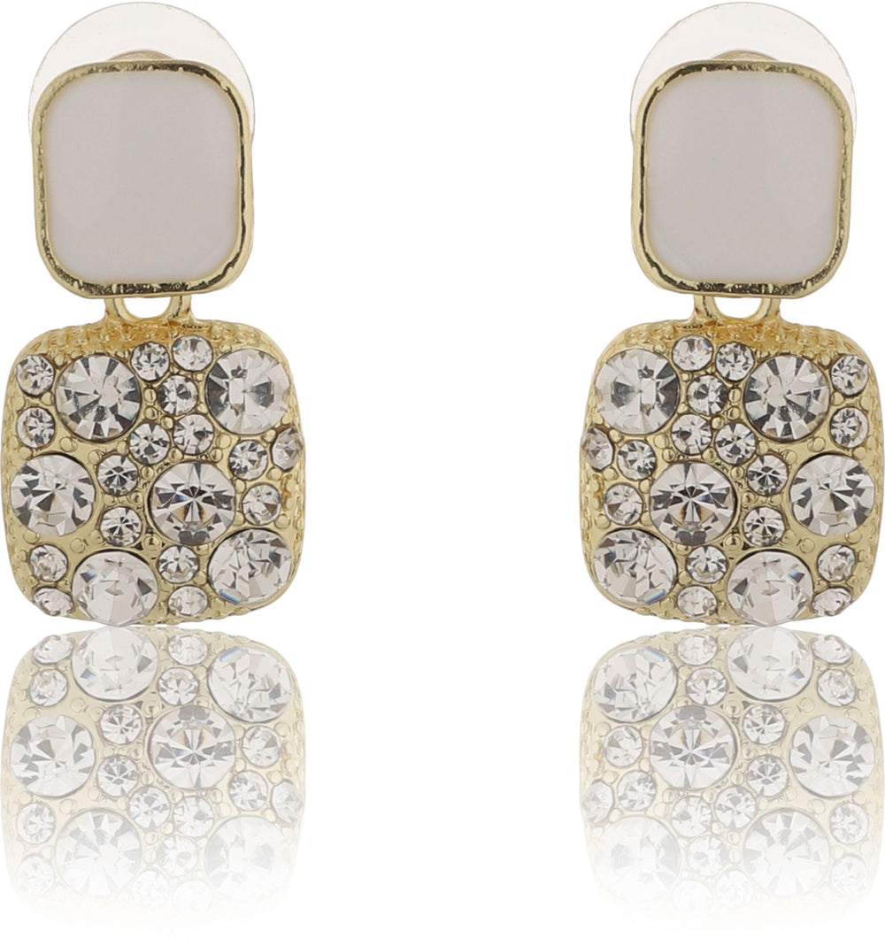 Square Cut Stud Earrings|Gifts for Girlfriend|Gift for Women & Girls|