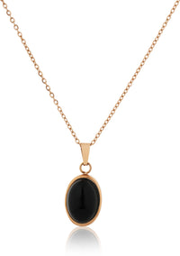 Ivory Opal Pendant Chain for Girls Women|Rose Gold Plated|Anniversary Gift|