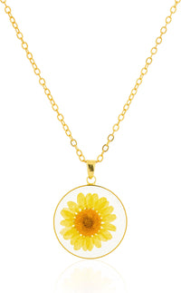 Dried Resin Real Flower Pendant chain for girls | Anniversary Gift | Birthday Gift