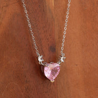 Trendy Silver Heart pendant chain for girls | Birthday Gift | Skin Safe