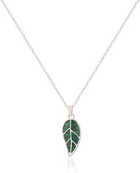 Blue Leaf Pendant for girls women | Anniversary Gift| Valentine's day Gift