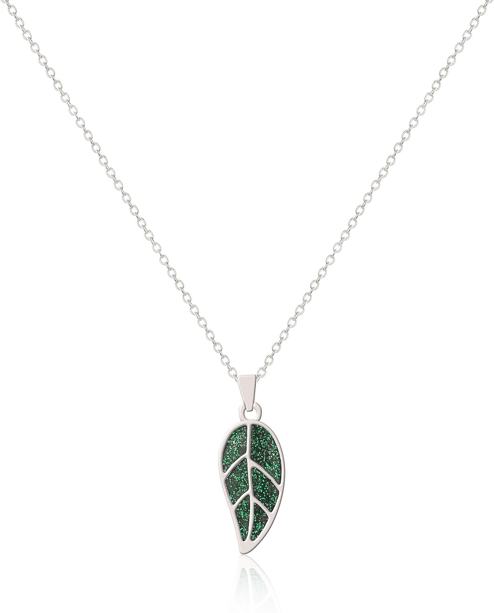 Blue Leaf Pendant for girls women | Anniversary Gift| Valentine's day Gift