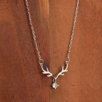 Deer Antler Shaped Pendant|Birthday Gift|Anniversary Gift|Valentine's day Gift