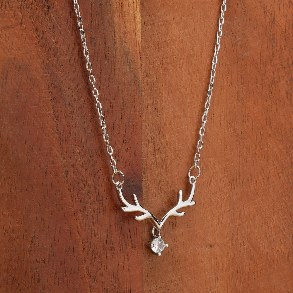 Deer Antler Shaped Pendant|Birthday Gift|Anniversary Gift|Valentine's day Gift