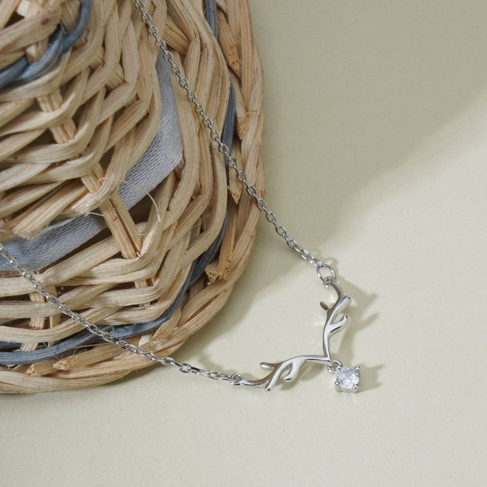 Deer Antler Shaped Pendant|Birthday Gift|Anniversary Gift|Valentine's day Gift