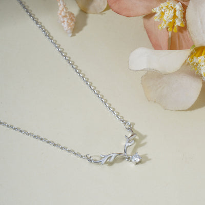 Deer Antler Shaped Pendant|Birthday Gift|Anniversary Gift|Valentine's day Gift