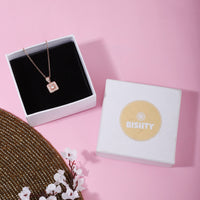 Rose Gold Pendant chaind for Girls Women | Anniversary Gift | Birthday Gift