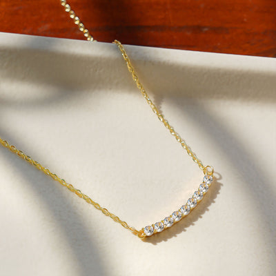 Gold Korean Slim Anti Tarnish Anti Allergic chain girls women - Second Image