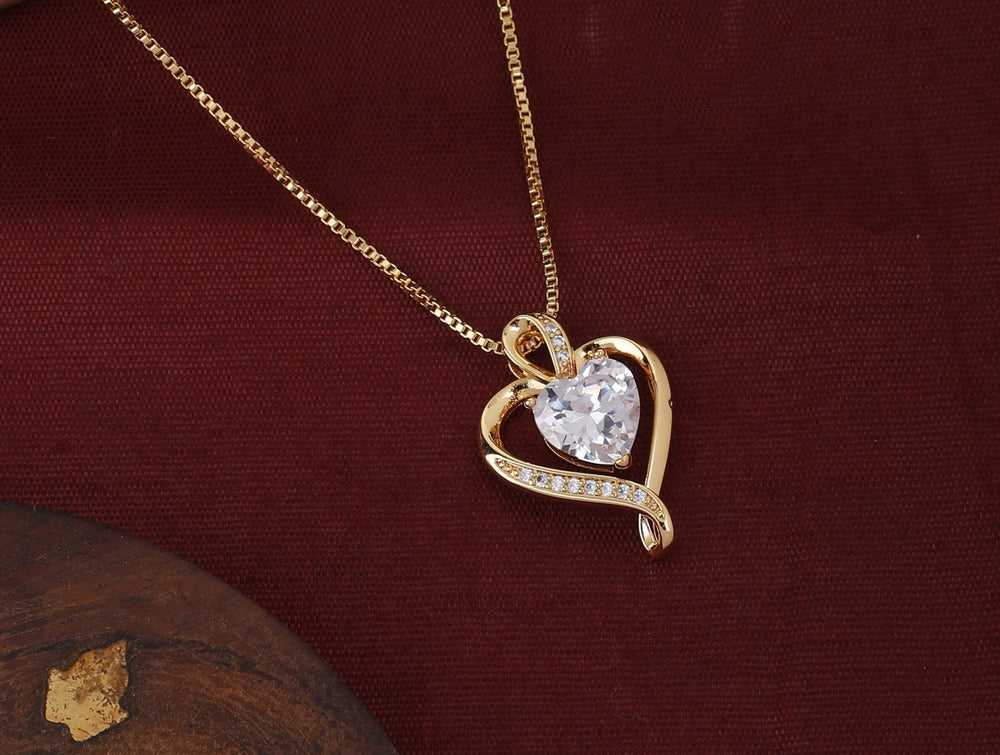 Gold Heart Anti Tarnish Skin Safe |chain girls women|Gold Plated | Birthday Gift