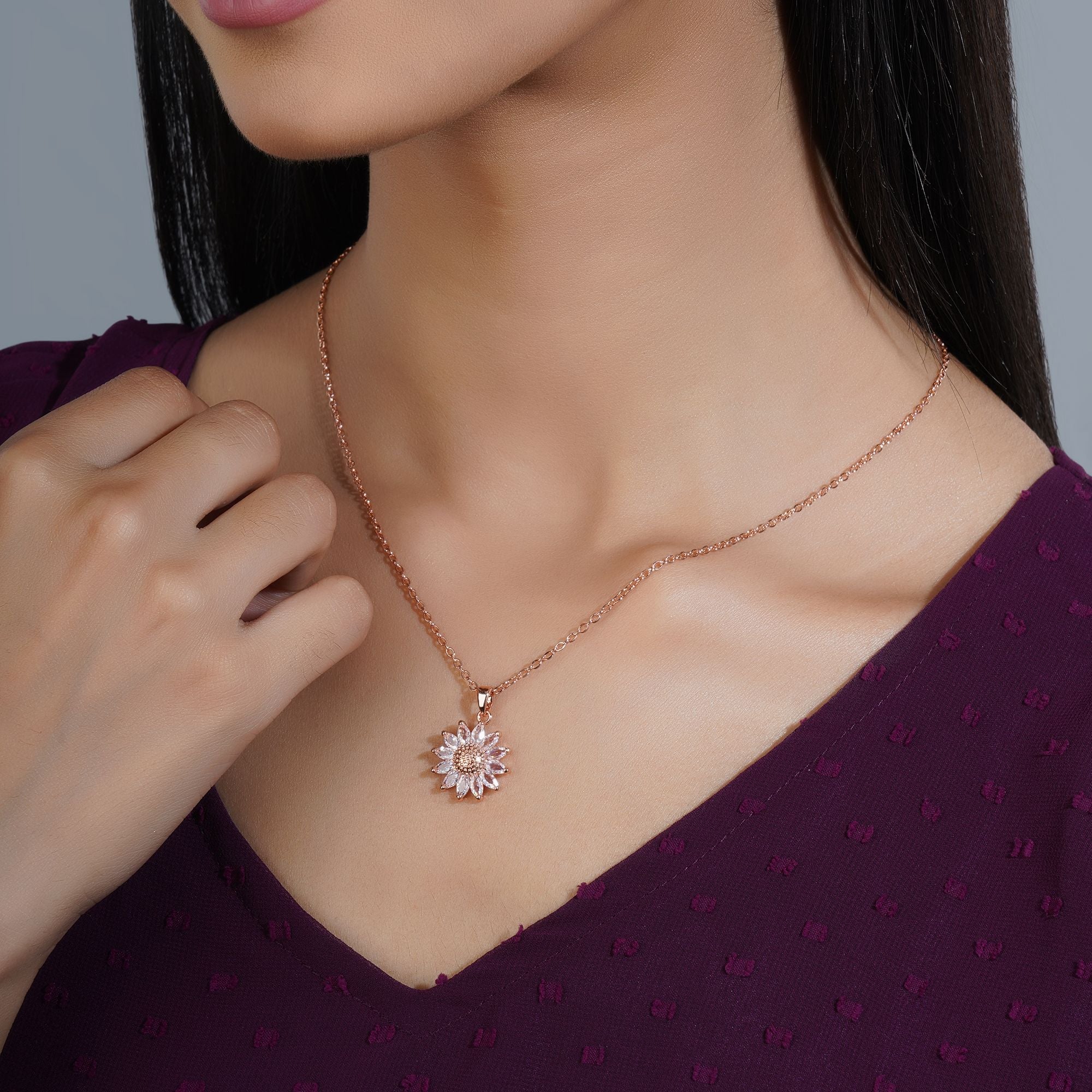 Blooming Beauty: Flower Pendants for Birthdays & Anniversaries