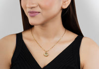 Gold Pearl Shell Pendant Chain for Girls Women|Stylish Chain for Every Occasion