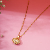 Gold Pearl Shell Pendant Chain for Girls Women|Stylish Chain for Every Occasion