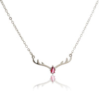 Pink Antler Pendant Chain for Girls Women|Birthday & Anniversary Gift|