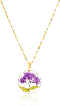 Dried Resin Real Flower Pendant chain for girls | Anniversary Gift | Birthday Gift