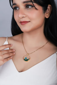 Dried Resin Real Flower Pendant chain for girls | Anniversary Gift | Birthday Gift