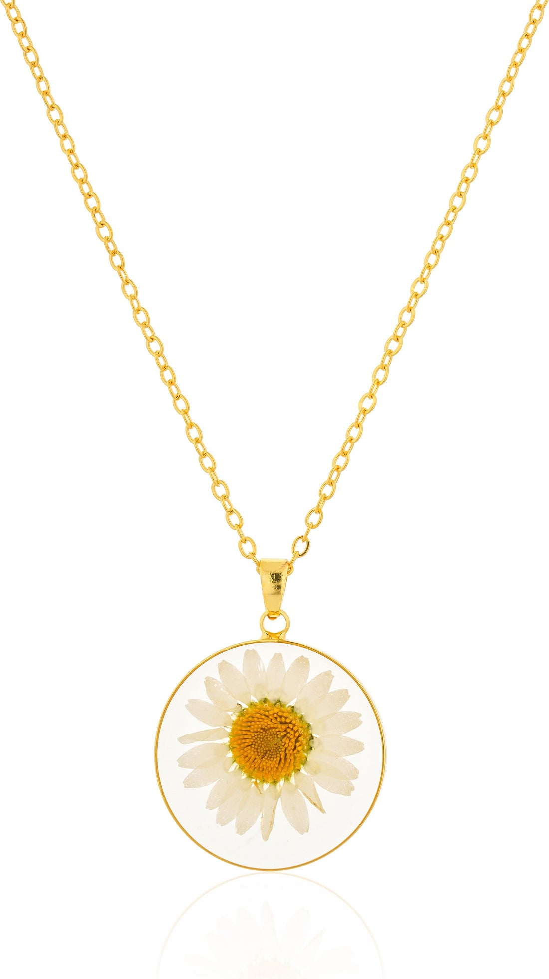 Dried Resin Real Flower Pendant chain for girls | Anniversary Gift | Birthday Gift