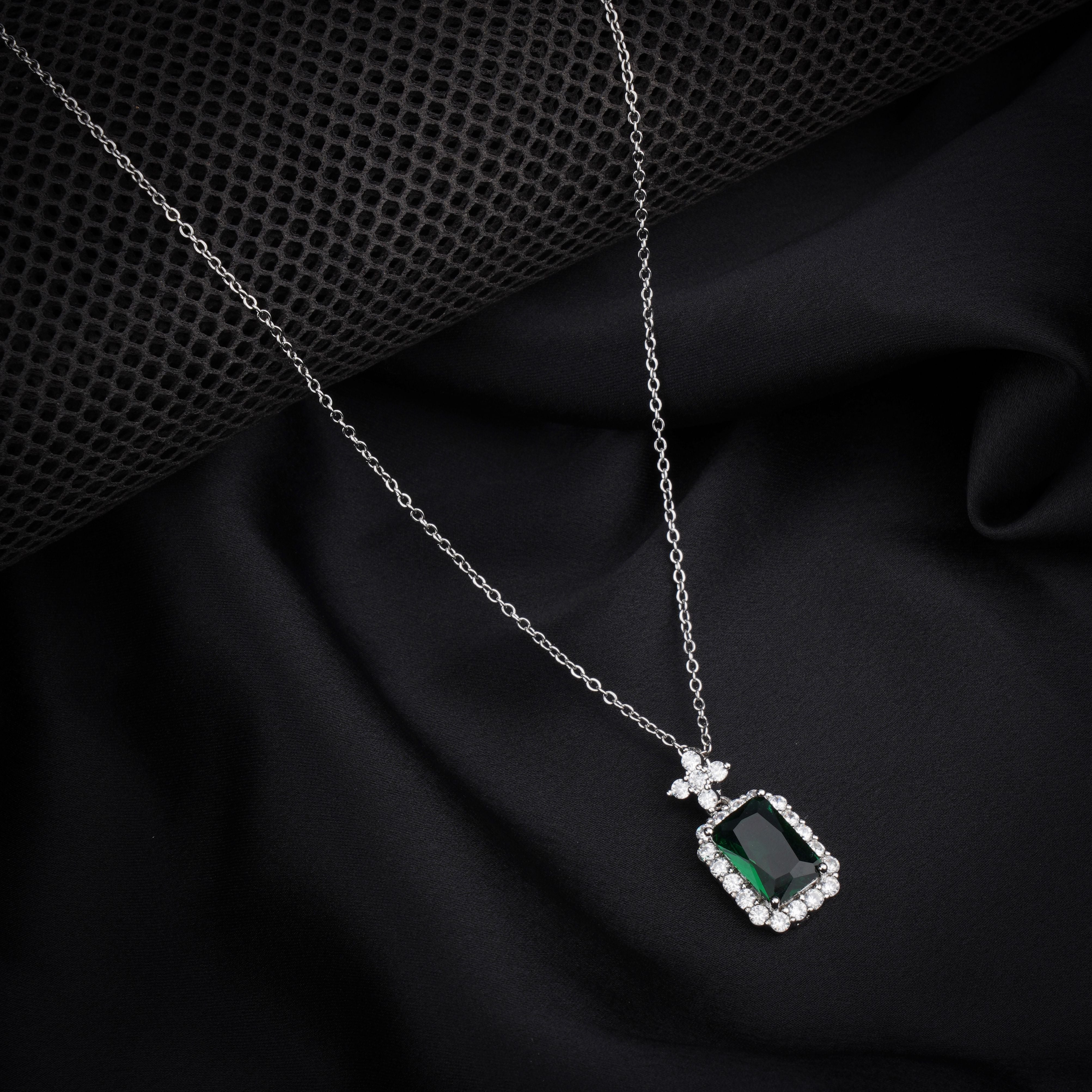 Elegant Red Stone Anti Tarnish Anti Allergic Skin Safe chain girls women