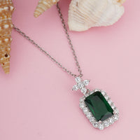 Elegant Red Stone Anti Tarnish Anti Allergic Skin Safe chain girls women