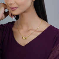 Heart pendant chain for girls women