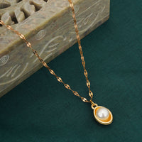 BISHTY Pearl Anti Tarnish chain for girls women