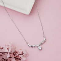 Luxury Scalloped Crystal Fringe Statement Necklace