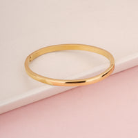 Minimislist Daily Wear Anti-Tarnish Sleek Gold Bangle Jewellery for daily wear