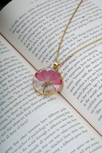 Dried Resin Real Flower Pendant chain for girls | Anniversary Gift | Birthday Gift