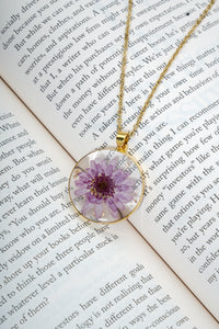 Dried Resin Real Flower Pendant chain for girls | Anniversary Gift | Birthday Gift