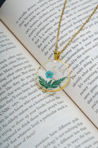 Dried Resin Real Flower Pendant chain for girls | Anniversary Gift | Birthday Gift