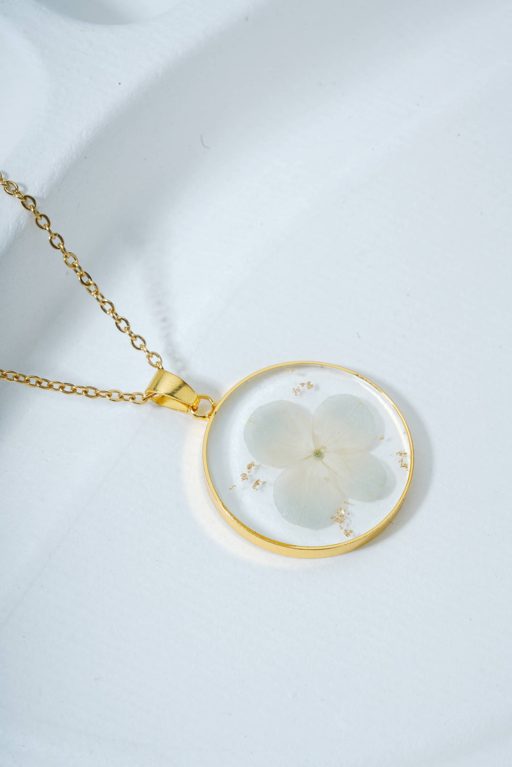 Dried Resin Real Flower Pendant chain for girls | Anniversary Gift | Birthday Gift