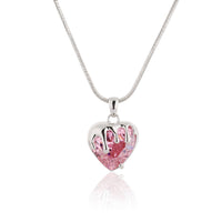 Pink Heart Pendant Chain for Girls|Valentine's day gifts| Stylish Delicate Chain