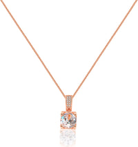 Classical Silver Crystal Pendant chain for women girls| Valentine's day Gift