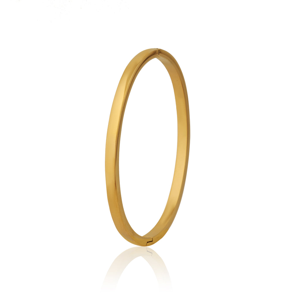 Minimislist Daily Wear Anti-Tarnish Sleek Gold Bangle Jewellery for daily wear
