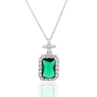 Elegant Red Stone Anti Tarnish Anti Allergic Skin Safe chain girls women
